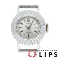 二手勞力士Chameleon Precision腕錶，古董款，已翻新，Chameleon Precision 2192(1)，附帶保固卡和維修手冊，18K白金，女士腕錶，銀色，已翻新拋光，1964年，