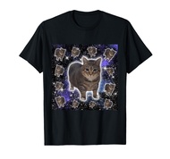 Oiiaa Oiiaa Cat Brainrot Viral Spining Cat Meme Tシャツ