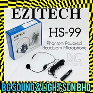EZITECH HS99 Headworn Phantom Powered Microphone ( MIC IMAM SURAU )