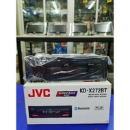 JVC KD-X272BT Single DIN USB Aux FM AM Radio player Digital Media Car Stereo (No CD)