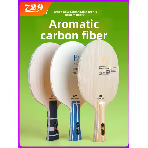 Original 729 Friendship Yellow ALC Table Tennis Blade 5 Wood 2 Arylate Carbon Professional Ping Pong