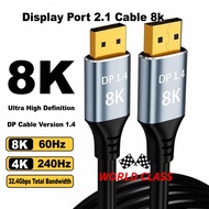 Display Port Cable 8k 4K 1080P High Quality , DP to DP Cable for Graphics Card, DP1.4 Cable, 8K