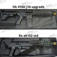 mainan wgb hk416d j16 & rx ak102