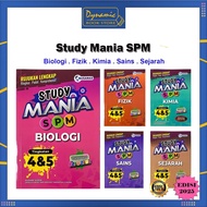 Buku Rujukan : Study Mania SPM Tingkatan 4 / 5 KSSM Edisi 2025 - Fizik / Kimia / Biologi / Sejarah /