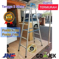 Tangga Lipat 2 Meter Super Murah / Aluminium Kokoh