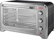 EuropAce EEO 2451S Electric Oven with Rotisserie, 45L, Silver