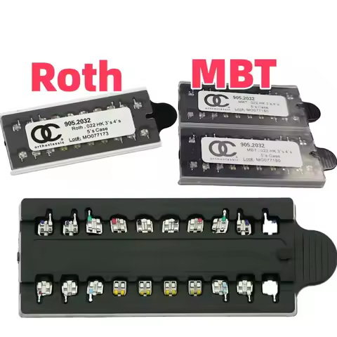 OC Dental Orthodontics Brackets Metal Braces MIM Mini Bracket Roth MBT Slot 0.022/0.018 Dentist Orth