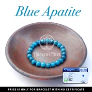 Stone Bracelet Madagascar Blue Apatite Crystalnatural