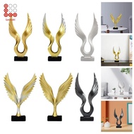 Lovoski 3D Eagle/Angel Wing Statue Resin Figurine Sculpture Artwork Feng Shui European Style Miniatu