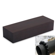 snowth 4Pcs Ebony Lumber Block Wood Timber Handle Plate for Instruments DIY Tools 12x4x2.5cm