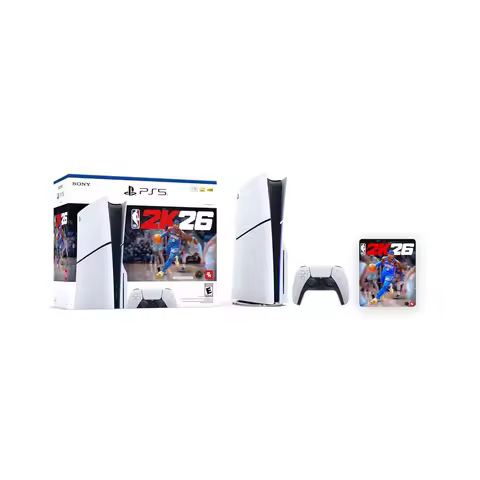 Sony PlayStation 5 Console - NBA 2K26 Bundle - Includes DualSense Wireless Controller - 4K Gaming Sy