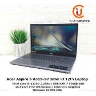 ACER ASPIRE 5 A515-57 INTEL CORE I3-1215U 8GB RAM 512GB SSD USED LAPTOP REFURBISHED NOTEBOOK