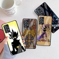Yu-Gi-Oh 05 Tempered Glass Phone Case For Samsung Galaxy A16 A15 A25 A35 A55 A53 A54 A34 A14 A32 A52
