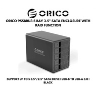 ORICO 9558RU3 3.5" TYPE-B TO USB 3.0 5BAY SATA HDD ENCLOSURE WITH RAID