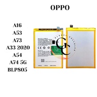 Oppo A16 A53 A73 A33 2020 A54 A74 5G BLP805 Original Battery (Battery Battery)