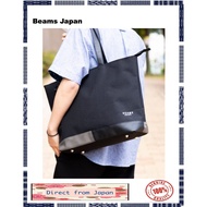 Beams Heart Men's Canvas Bag, versatile fashionable tote Bag, Black One Size direct from japan