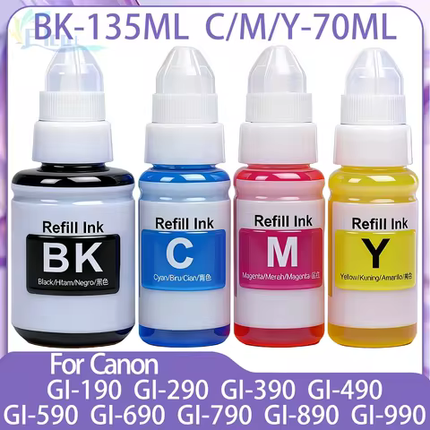 GI 190 GI 290 GI 390 GI 490 GI 590 GI 690 GI 790 GI 890 GI 990 Refill Ink Dye Ink For Canon PIXMA G1
