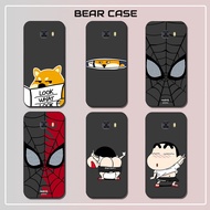 Samsung A9, A9 Pro, C9, C9 Pro case printed with spiderman, cute cartoon shin boy