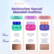 EMINA MOISTURIZER GEL SERIES COMPLETE/EMINA MOISTURIZER BRIGHTENING CALMIING & BARRIER