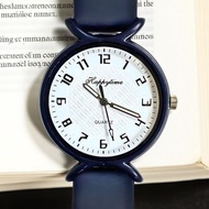 Jam Tangan Wanita Korea Style Casual Vintage Elegan Strap Rubber