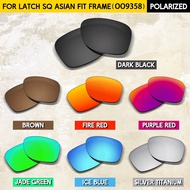 Fit for OO9358 Latch SQ Asian Fit 55mm Polarized Replacement Lens - 100% UV Protection & Tinted
