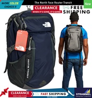 [100% Authentic] The North Face Router Transit Backpack 41 Litre Fits 17 Inch Laptop Bag Many Pockets [Ready Stock]