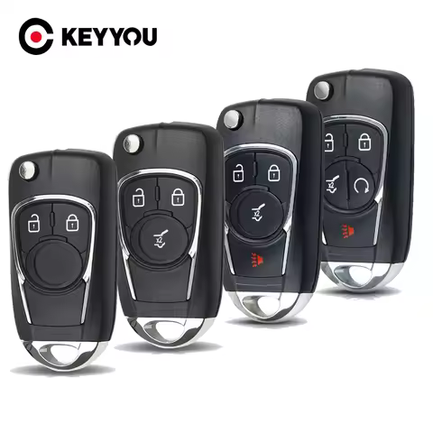 KEYYOU Modified Flip Key Shell For Chevrolet Cruze For OPEL Insignia Astra J Zafira Car Remote Repla