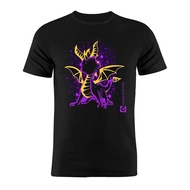 Men's T Shirt Cotton Spyro Artwork Black Tee XS-6XL