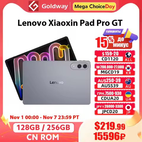 Lenovo Xiaoxin Pad Pro GT Tablet TB710FU 128GB 256GB ROM Snapdragon 8 Gen3 11.1'' 144Hz Display 8860