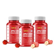 (60 เม็ด) VITA Apple Cider Vinegar Gummy เจมมี่ แอปเปิ้ลไซเดอร์วิเนการ์กัมมี่ วีเนก้าร์แบบเม็ดทานง่าย Molecule Apple Cider Vinegar &amp; MULTI C MIX วิตามินซี