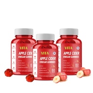 VITEEY APPLE CIDER VINEGAR Gummies แอปเปิ้ลไซเดอร์ โมเลกุลแอปเปิ้ลไซเดอร์ วีเนก้าร์ วิตามินซี แบบเม็ด