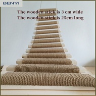 Solid wood cat rope ladder  Cat climbing frame  Cat hanging basket  Cat scratch board soft ladder