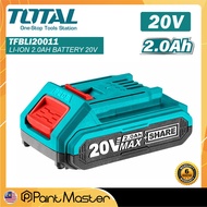 Total Lithium-Ion 20V (2.0Ah) Battery TFBLI20011 Power Tool Battery Total Battery