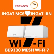 Mercusys Halo H47BE BE9300 Sistem Mesh WiFi 7 Seluruh Rumah (2 Unit, Dikuasakan TP-Link)