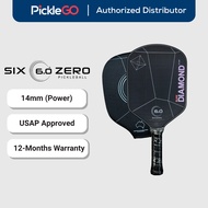 Six Zero Black Diamond Power 14mm Pickleball Paddle
