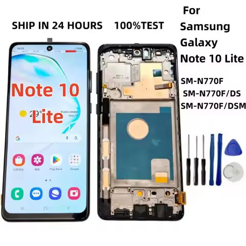 NEW OLED TFT For Samsung Galaxy Note 10 Lite N770 N770F N770F/DS LCD Display Digitizer Touch Screen 