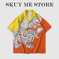 KEMEJA SKUY Bhutan Flag Fashion Print Shirt | SK41