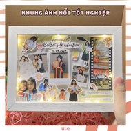 3D graduation photo frame, DIY Handmade embossed photo frame, as a gift for friends and family photo