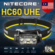 NITECORE HC60 UHE - 1600 Lumen USB-C Rechargeable Headlamp - ORIGINAL - Ready Stock in MALAYSIA from
