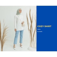COZY SHIRT by GEULIS (WHITE S)
