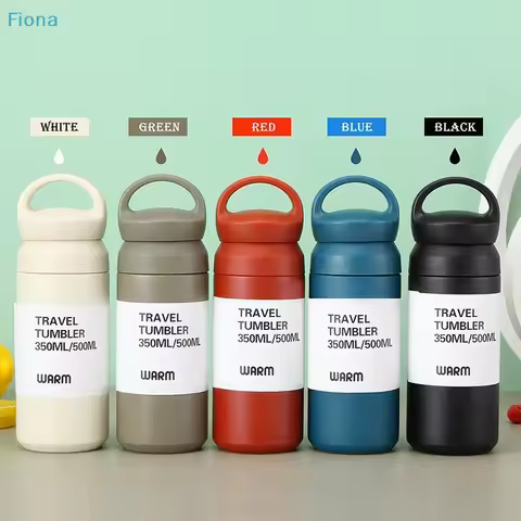 ✔500ml Portable Vacuum Insulated Tumbler – Leak-Proof Travel Water Bottle with Handle