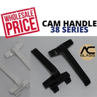 AC GLASS: CAM HANDLE 38 Series for Awning and Casement Windows (Black or White - Left or Right)