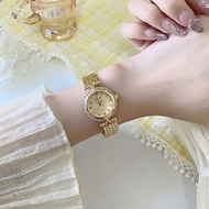 Small Small Dial Gold Watch Small Retro Chain Watch Charlotte Ladies Diamond Watch Literary Simple F