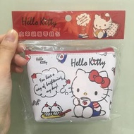 現貨 Hello kitty皮革鎖圈零錢包 皮包 零錢袋