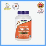 Now Foods Certified Organic Inulin Prebiotic Pure Powder 227g