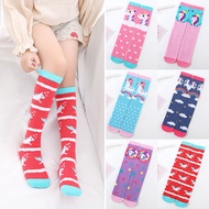 Girl Socks Unicorn Cartoon Kids Socks Knee Length Baby Clothes
