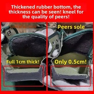Outdoor Help Labor Protection Shoes Training Wear-Resistant Rubber Shoes Men Women Camou