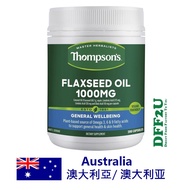 DFF2U Thompson's Gel-Free Flaxseed Oil 1000mg 200 Capsules