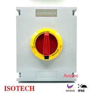ISOTECH KTM Series 3Poles <63A/75A/100A/125A/160A/200A> Isolator (OFF/ON) with PVC Enclosure [W175 X