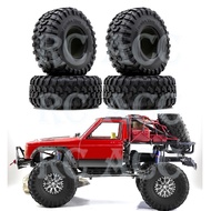 RC 4Pcs 2.2Inch RC Crawler Tire 130mm Rubber Tyre w/Insert Sponge For 1/10 Traxxas Trx4 Trx6 Axial Wraith SCX10 D90 Yikong RGT Crawler Car Parts